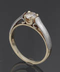 Diamant Solitairering ca. 0.48 ct.