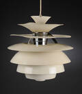 M26617 - Poul Henningsen for Louis Poulsen. Pendel Kuglelamel  Snowball