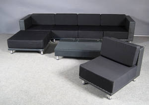 Havemøbelsæt. Model Si Racha Beach. Loungesæt med bord og stol 5