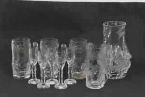 Glasservisdelar 10st