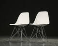 Charles Eames Par stole model DSR, hvide 2 