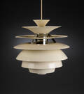 Poul Henningsen for Louis Poulsen. Pendel Kuglelamel  Snowball  Denne vare er sat til omsalg under nyt varenummer 4848471