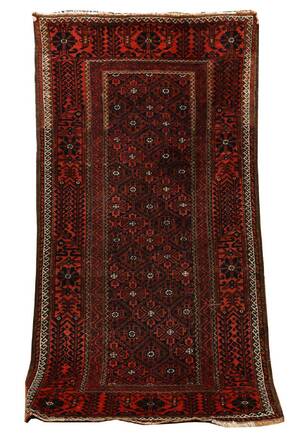 Handknuten matta, orientalisk