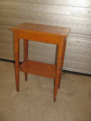 SIDEBORD, DRICKAMÅLAT, H 74, 49X30 CM