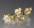 Par brillant ørestikker ca. 1.14 ct.