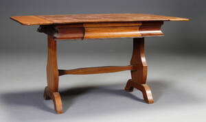 Salonbord af mahogni med endeklapper, 181900 tallet