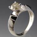 Solitaire ring ca. 1.03 ct.