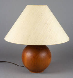 Tischleuchte in Teak 