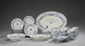 Service af porcelæn Empire  BG bestående af 40 dele.