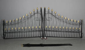 Dobbeltlåget smedejernsport, guld spir