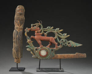 To burmesiske vognfigurer, 1800-tallet 2