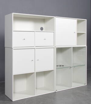 Peter J. Lassen. Fire Montana moduler, hvid. 4 