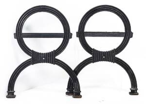 GAVLAR, 1 par gjutjärn, 1900-talsamtida