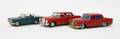 Leksaksbilar 3st, Japan, 195060-tal