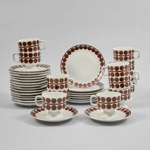 Kaffeservisdelar, 20 delar