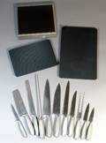 Prosharp 9 Messer, 2 Schneidebretter, 1 Messermagnet, u.a. 14