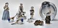 Royal Copenhagen, BG. Samling figurer og askebæger9