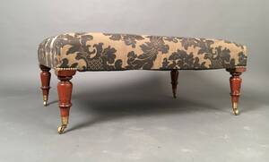 Hocker  Ottomane auf Rollen