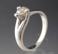 Solitaire ring ca. 0.53 ct.