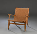 Hans J. Wegner. Lænestolhvilestol af massiv eg, model CH 25   Denne vare er sat til omsalg under nyt varenummer 4242529