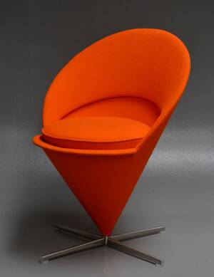 Verner Panton. Cone Chair  Kræmmerhusstolen Denne vare er sat til omsalg under nyt varenummer 4888148