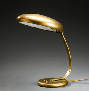 Bordlampe af messing. Kaiser-stil