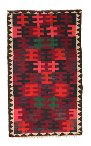 Handknuten persisk gallerimatta, Harsin-Kelim 240 x 135 cm