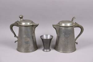 Ölsejdlar i tenn, gjorda 1862 och 1844