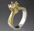 Solitaire ring ca. 1.28 ct.