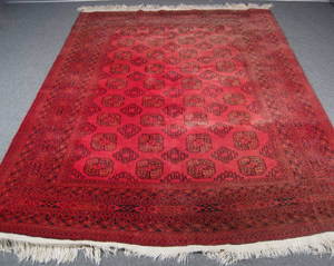 Afghansk tæppe 335 x 248 cm.