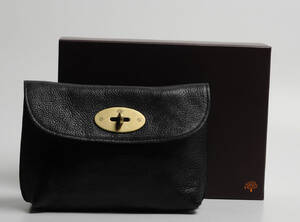 Mulberry clutch cosmetikpung, sort læder