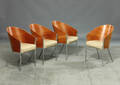 Philippe Starck. Sæt på fire armstole, model King Costes 4