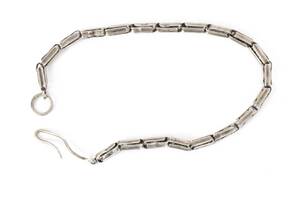 Fickurskedja i silver, 1869