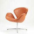 Arne Jacobsen. Svanen lænestol, cognacfarvet læder, model 3320 Denne vare er sat til omsalg under nyt varenummer 4246520