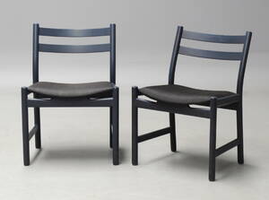 Hans J. Wegner. Par stole, model CH-47 2 Denne vare er sat til omsalg under nyt varenummer 4600739
