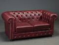 Chesterfield stil. To-pers. sofa