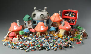Samling smølfefigurer Ca. 200