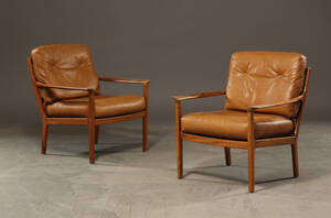 Dansk møbelproducent, par lænestole, palisander 2