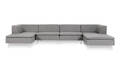 DAMM MODULSOFA betrukket med slidstærkt URBAN GREY møbelstof Denne vare er sat til omsalg under nyt varenummer 4255985