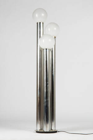 Stehleuchte  Lampe, Metall, Glas