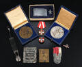 En samling anderkendelses medaljer for mejerister mm.