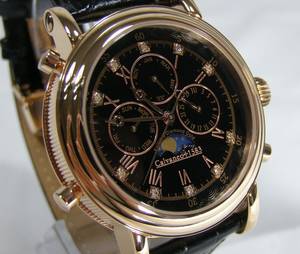 Calvaneo 1583 - Modell Estemia  Diamant - Kalender Herrenarmbanduhr Die Auktion ist annulliert - siehe Ware 1944405