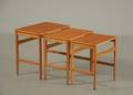 Hans J. Wegner, 1914 -2007 Indskudsborde i teak 3