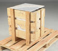 4681 - Kvartpalle med 15 stk. marmorfliser 45,7 x 45,7 cm. 15