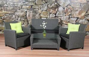 Sofasæt i polyrattan Denne vare er sat til omsalg under nyt varenummer 4169816