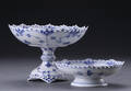 Royal Copenhagen. To musselmalede helblonde opsatser 2