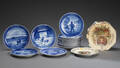 Royal Copenhagen. Samling juleplatter. 23