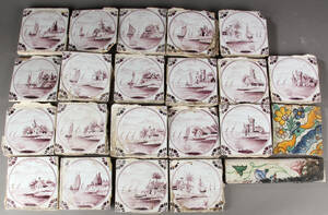 En samling fliser, 1700-1800-tallet 22