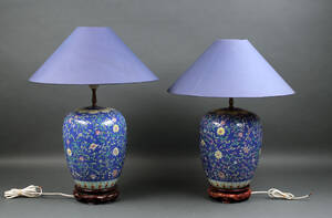 Par kinesiske lamper af porcelæn2