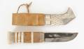 Kniv med slida, monogramsignerad AE